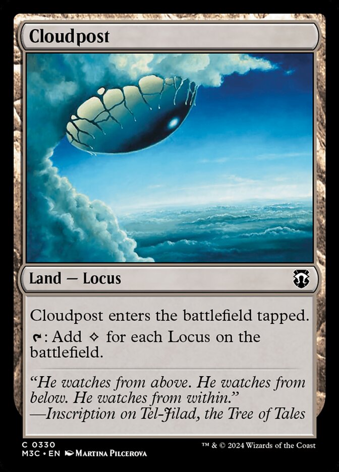 M3C, Cloudpost, Standard, 330, C, Near Mint, Normal, EN