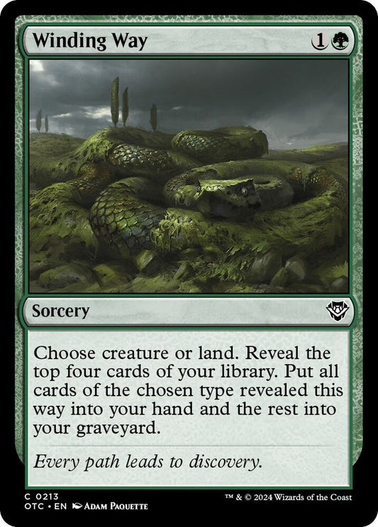 OTC, Winding Way, Standard, 213, C, Lightly Played, Normal, EN