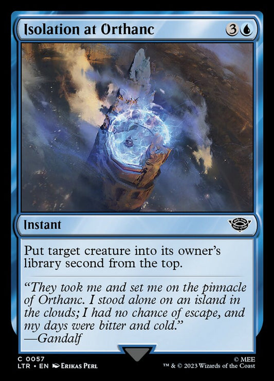 LTR, Isolation at Orthanc, Standard, 57, C, Near Mint, Normal, EN
