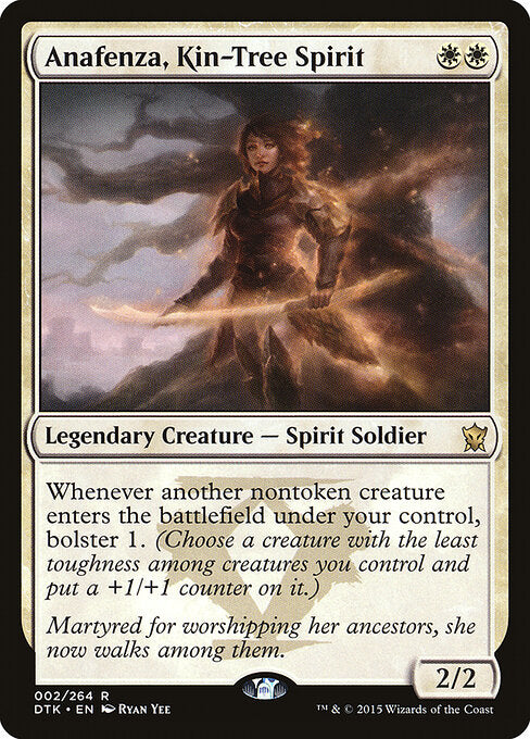 DTK, Anafenza, Kin-Tree Spirit, Standard, 2, R, Near Mint, Normal, EN