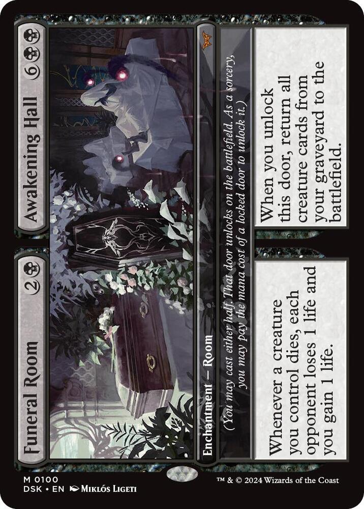 DSK, Funeral Room // Awakening Hall, Standard, 100, M, Near Mint, Normal, EN