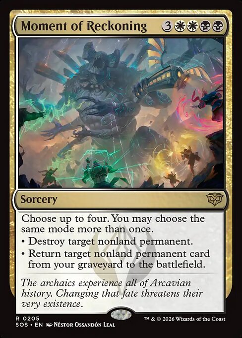 SOS, Moment of Reckoning, Standard, 205, R, Near Mint, Normal, EN