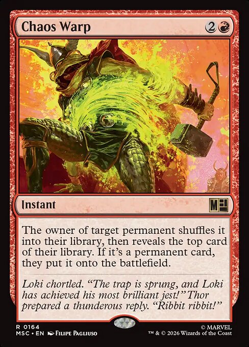 MSC, Chaos Warp, Standard, 164, R, Near Mint, (Surge Foil), EN