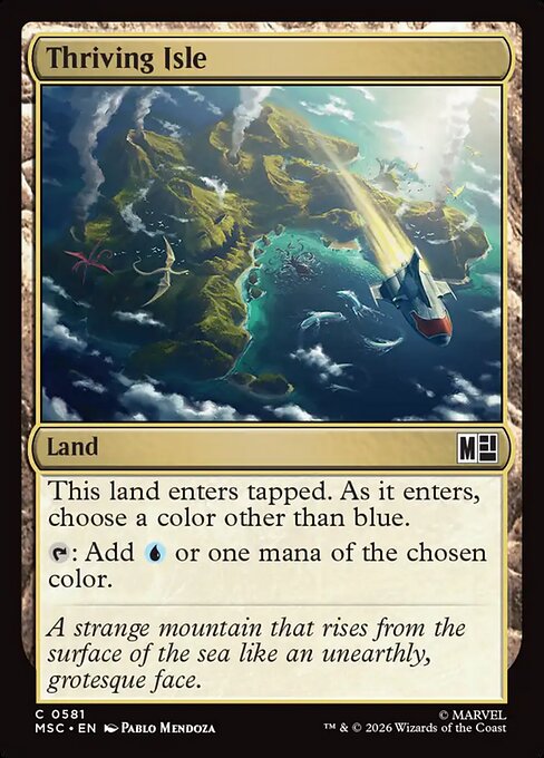 MSC, Thriving Isle, Standard, 581, C, Near Mint, Normal, EN