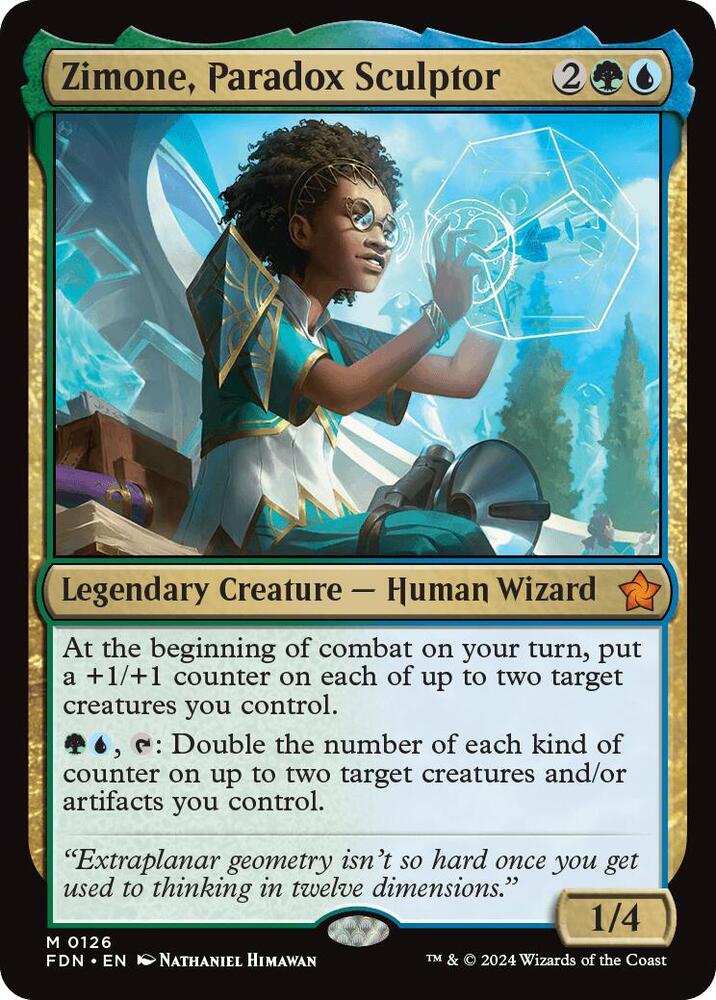 FDN, Zimone, Paradox Sculptor, Standard, 126, M, Near Mint, Normal, EN