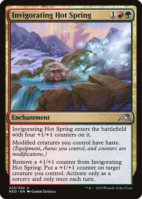 NEO, Invigorating Hot Spring, Standard, 223, U, Near Mint, Normal, EN