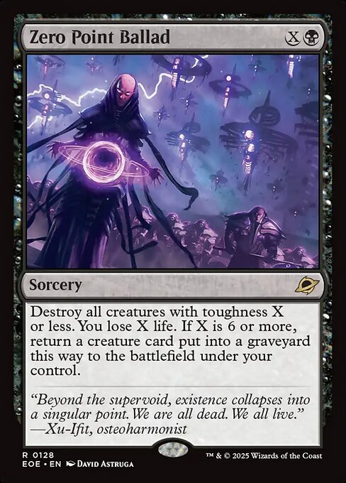 EOE, Zero Point Ballad, Standard, 128, R, Near Mint, (Foil), EN