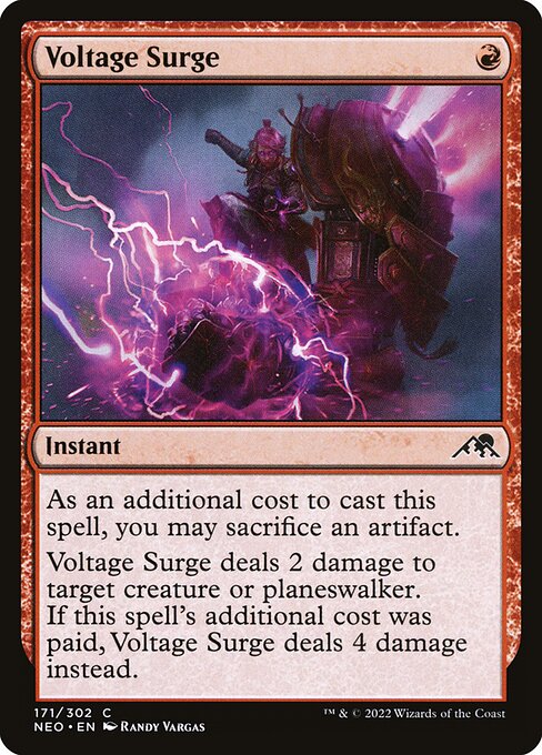 NEO, Voltage Surge, Standard, 171, C, Near Mint, Normal, EN