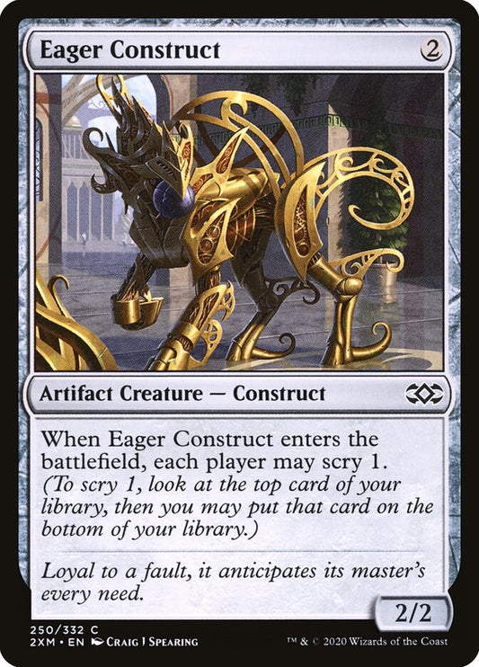 2XM, Eager Construct, Standard, 250, C, Near Mint, (Foil), EN