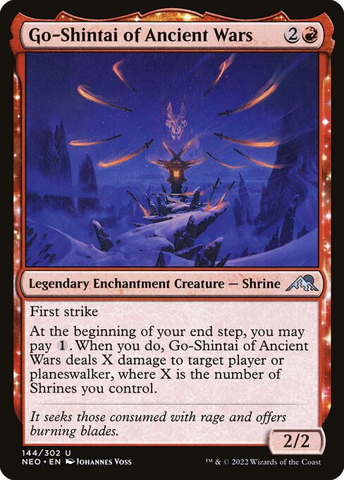 NEO, Go-Shintai of Ancient Wars, Standard, 144, U, Near Mint, Normal, EN