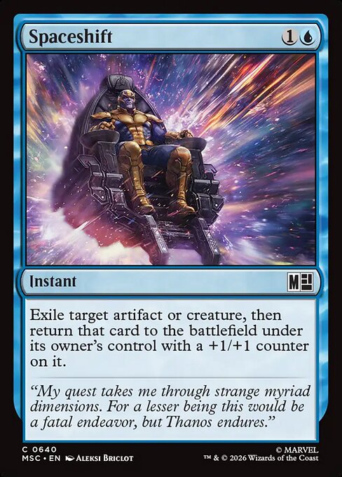 MSC, Spaceshift, Standard, 640, C, Near Mint, (Foil), EN