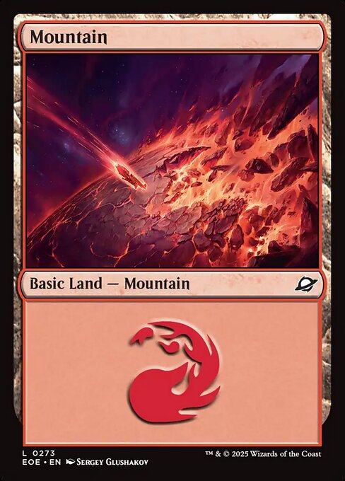 EOE, Mountain, Standard, 273, C, Near Mint, (Foil), EN