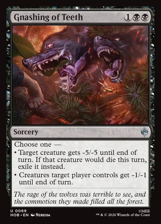 HOB, Gnashing of Teeth, Standard, 69, U, Near Mint, Normal, EN