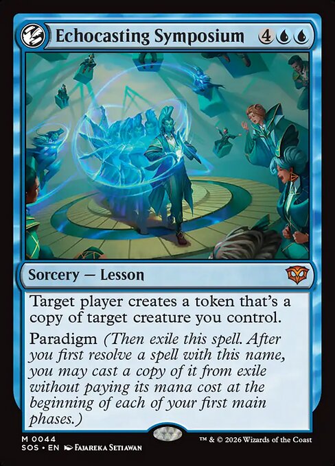 SOS, Echocasting Symposium, Standard, 44, M, Near Mint, (Foil), EN