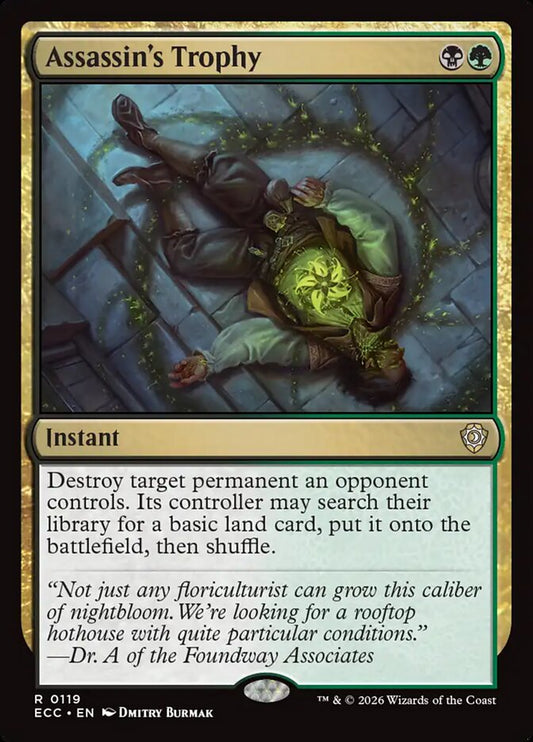 ECC, Assassin's Trophy, Standard, 119, R, Near Mint, Normal, EN