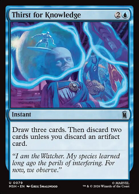 MSH, Thirst for Knowledge, Standard, 79, U, Near Mint, Normal, EN