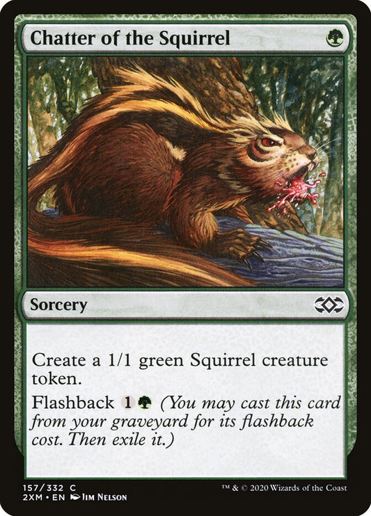 2XM, Chatter of the Squirrel, Standard, 157, C, Near Mint, (Foil), EN