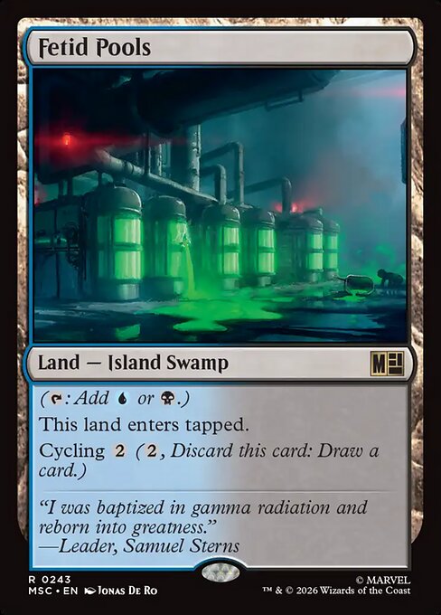 MSC, Fetid Pools, Standard, 243, R, Near Mint, Normal, EN