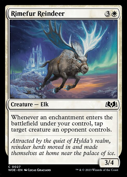 WOE, Rimefur Reindeer, Standard, 27, C, Near Mint, Normal, EN