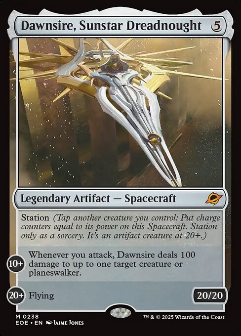 EOE, Dawnsire, Sunstar Dreadnought, Standard, 238, M, Near Mint, (Foil), EN