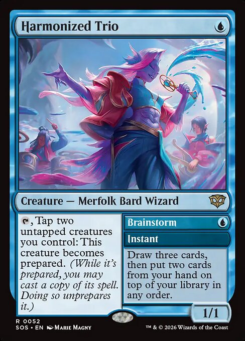 SOS, Harmonized Trio // Brainstorm, Standard, 52, R, Near Mint, Normal, EN
