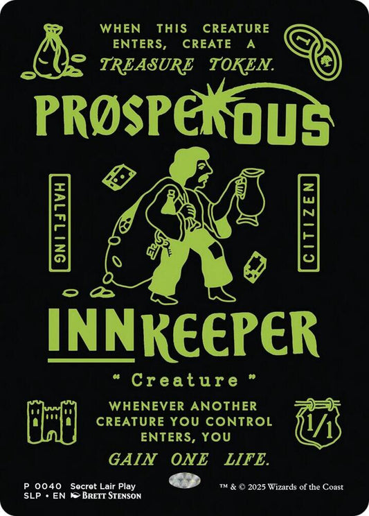 SLP, Prosperous Innkeeper, (Borderless), 40, P, Near Mint, Normal, EN