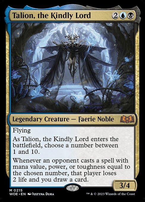 WOE, Talion, the Kindly Lord, Standard, 215, M, Near Mint, Normal, EN