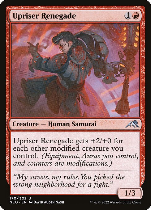 NEO, Upriser Renegade, Standard, 170, U, Near Mint, Normal, EN