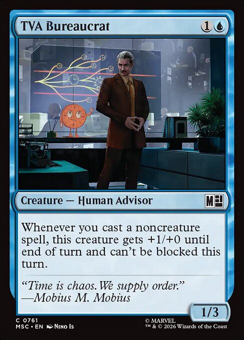 MSC, TVA Bureaucrat, Standard, 761, C, Near Mint, (Foil), EN