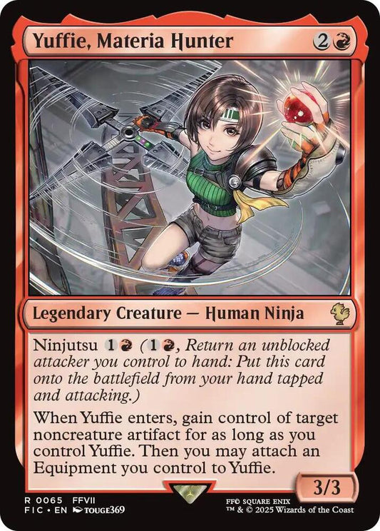 FIC, Yuffie, Materia Hunter, (Extended Art), 158, R, Near Mint, Normal, EN