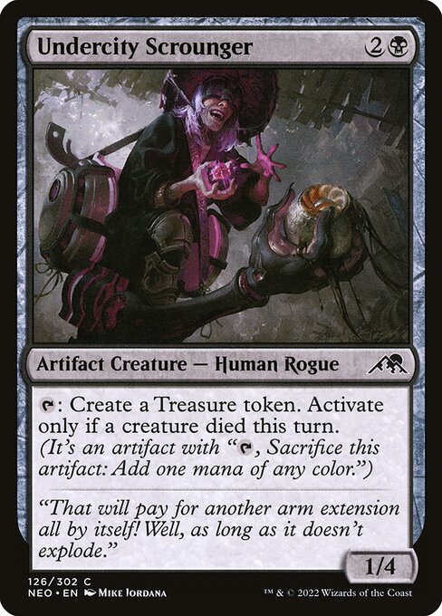 NEO, Undercity Scrounger, Standard, 126, C, Near Mint, Normal, EN