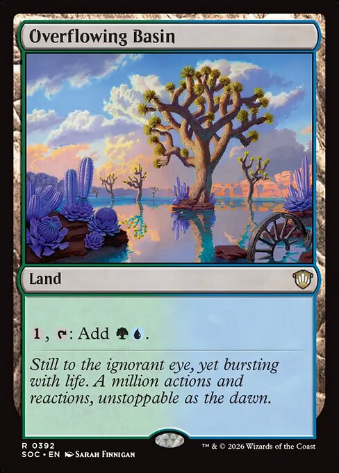 SOC, Overflowing Basin, Standard, 392, R, Near Mint, Normal, EN