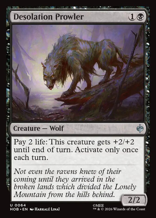 HOB, Desolation Prowler, Standard, 64, U, Near Mint, Normal, EN