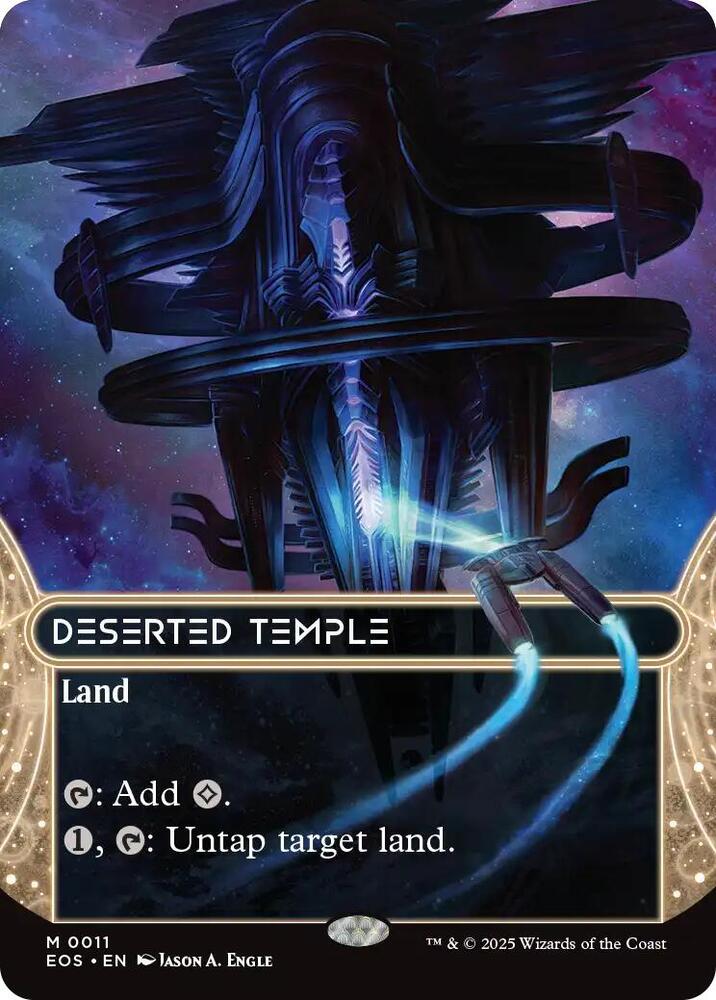 EOS, Deserted Temple, (Borderless), 11, M, Near Mint, Normal, EN