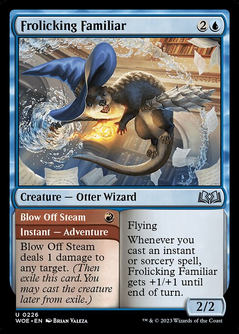 WOE, Frolicking Familiar // Blow Off Steam, Standard, 226, U, Near Mint, (Foil), EN