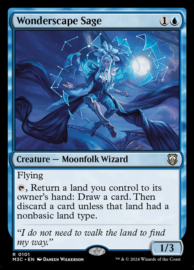 M3C, Wonderscape Sage, Standard, 101, R, Near Mint, Normal, EN