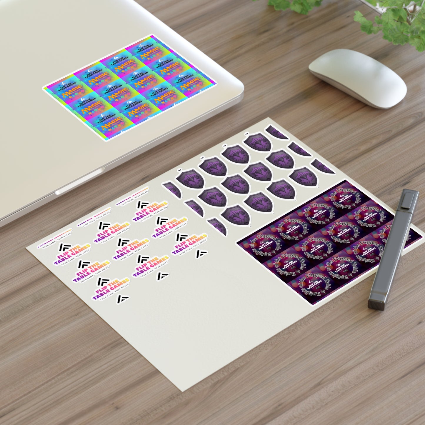 Whimsical Nature-Themed Sticker Sheets for Journals & Decor