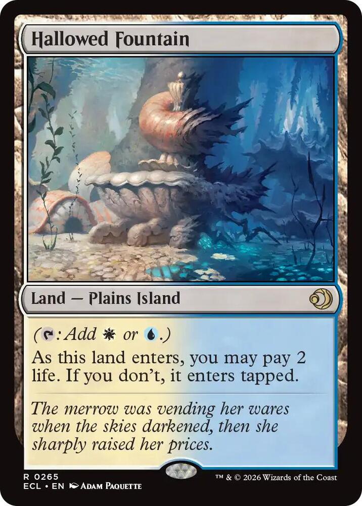 ECL, Hallowed Fountain, Standard, 265, R, Near Mint, (Foil), EN
