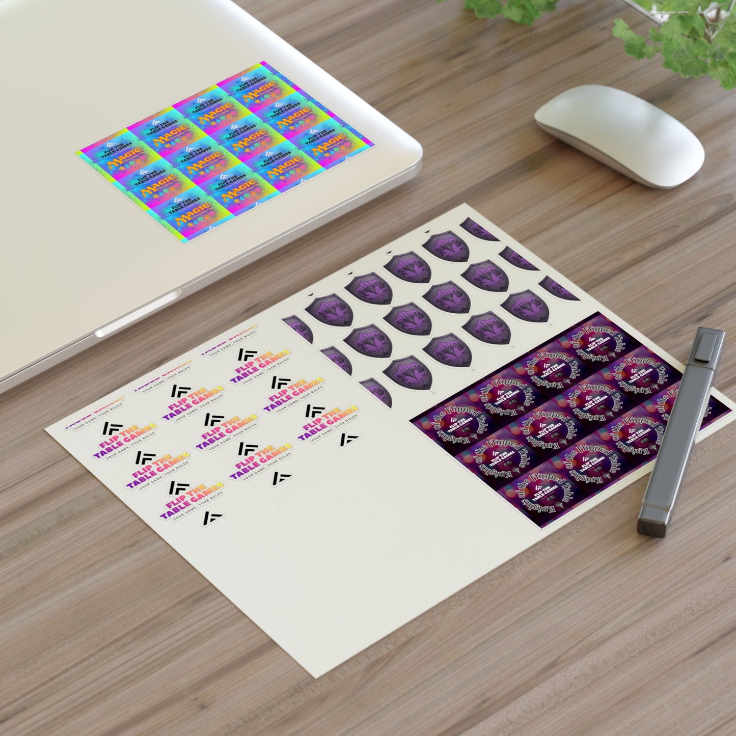 Whimsical Nature-Themed Sticker Sheets for Journals & Decor