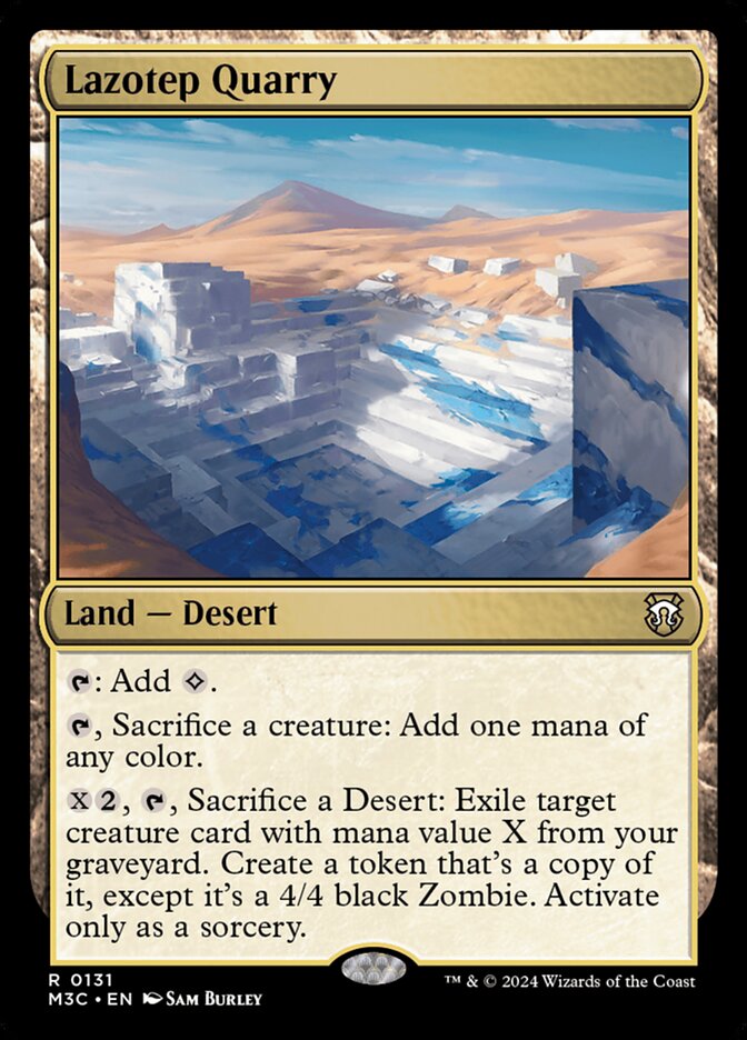 M3C, Lazotep Quarry, Standard, 131, R, Near Mint, Normal, EN