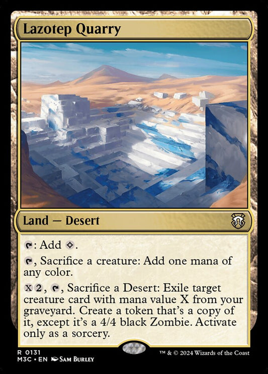 M3C, Lazotep Quarry, Standard, 131, R, Near Mint, Normal, EN