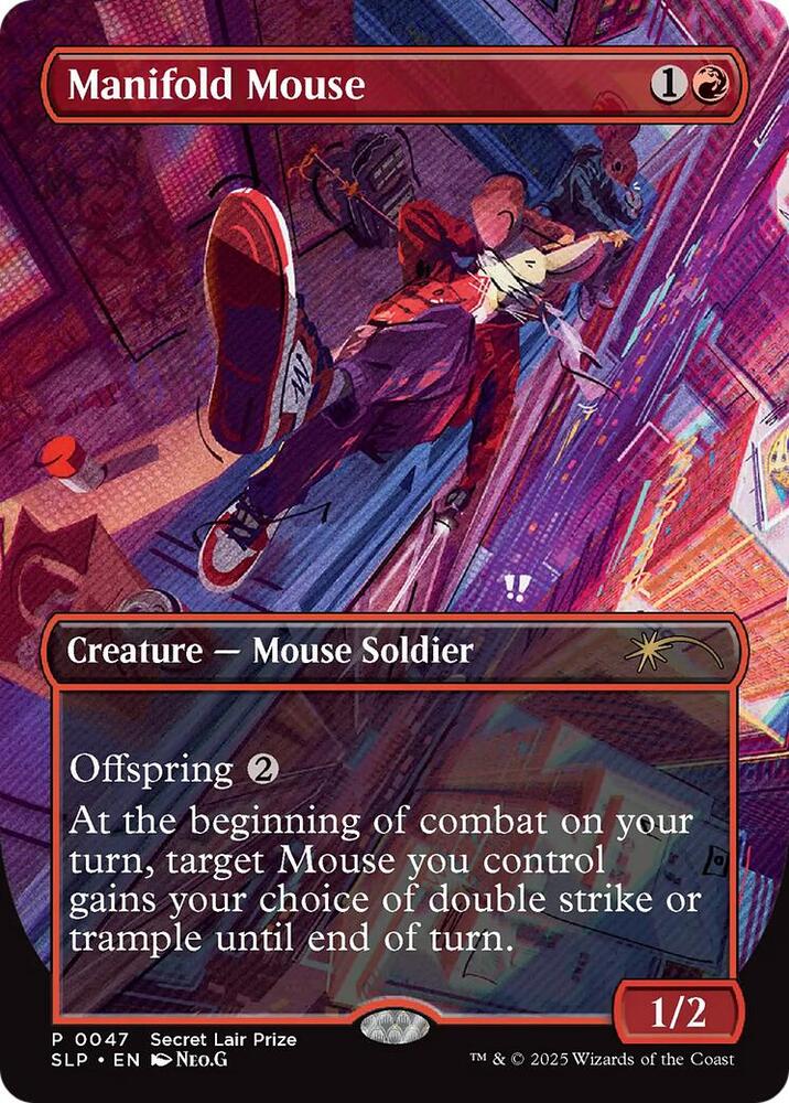 SLP, Manifold Mouse, (Borderless), 47, R, Near Mint, Normal, EN
