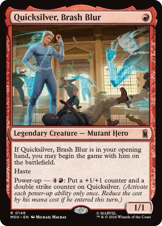 MSH, Quicksilver, Brash Blur, Standard, 148, R, Near Mint, Normal, EN