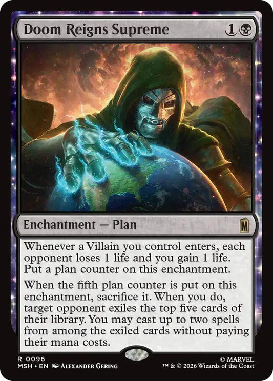 MSH, Doom Reigns Supreme, Standard, 96, R, Near Mint, (Foil), EN