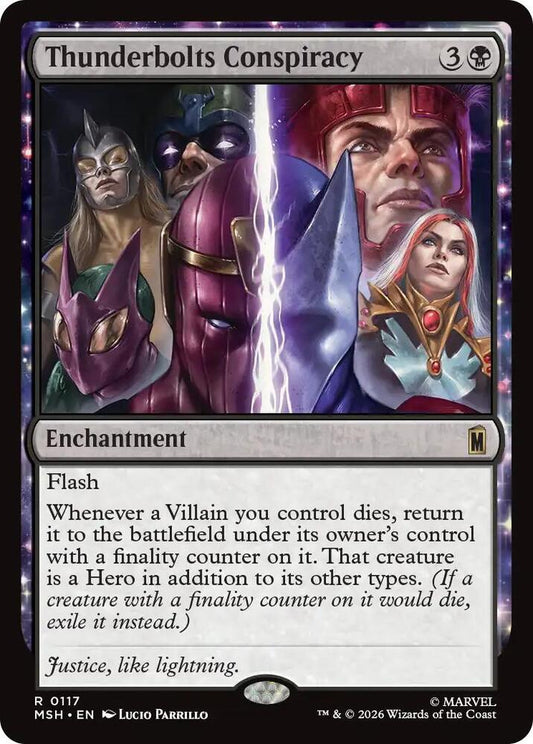 MSH, Thunderbolts Conspiracy, Standard, 117, R, Near Mint, (Foil), EN