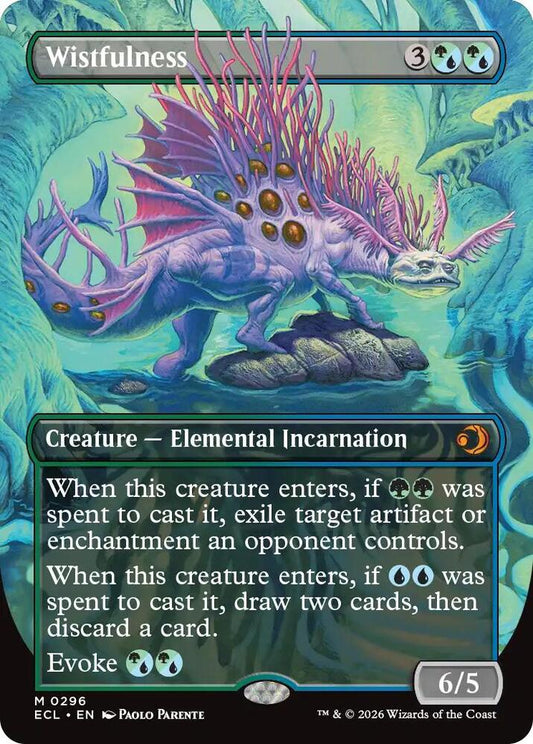 ECL, Wistfulness, (Borderless), 296, M, Near Mint, Normal, EN