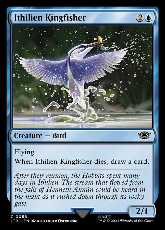 LTR, Ithilien Kingfisher, Standard, 58, C, Near Mint, Normal, EN