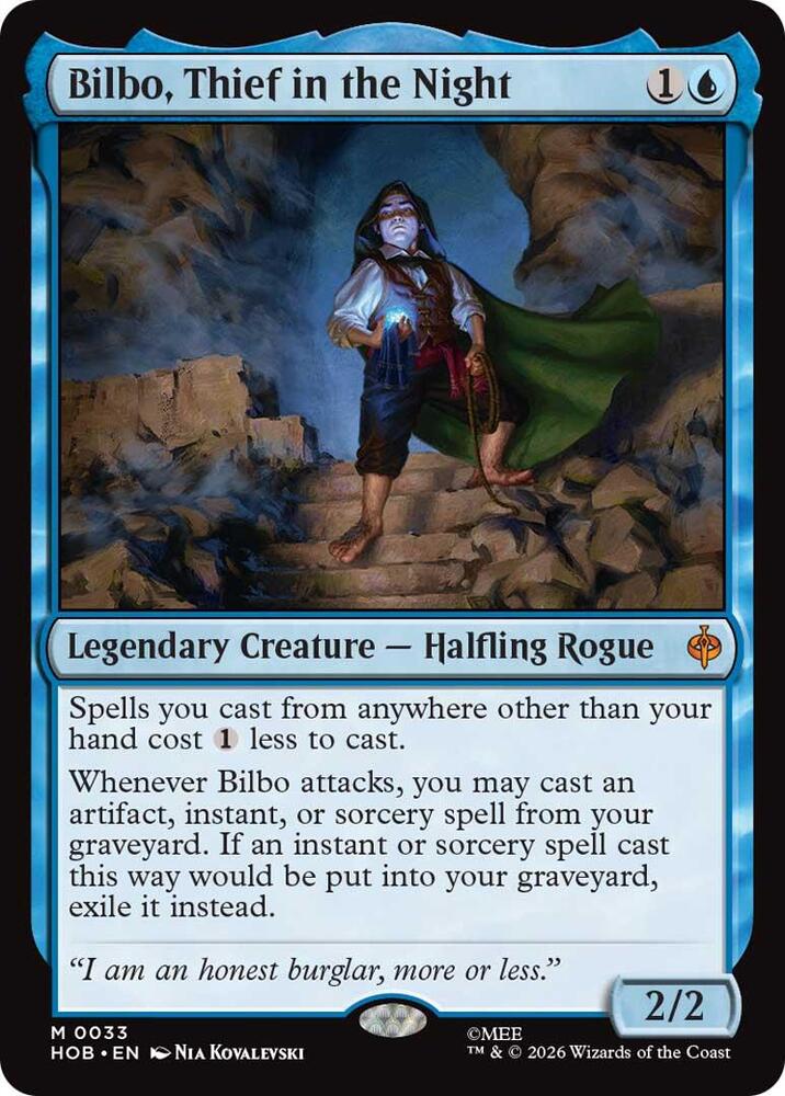 HOB, Bilbo, Thief in the Night, Standard, 33, M, Near Mint, Normal, EN