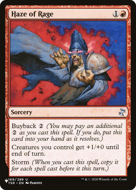 LIST, TSR, Haze of Rage, Standard, 169, U, Near Mint, Normal, EN