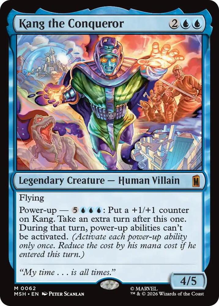 MSH, Kang the Conqueror, Standard, 62, M, Near Mint, (Foil), EN